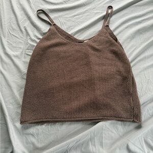 Windsor Brown Knit Camisole Top